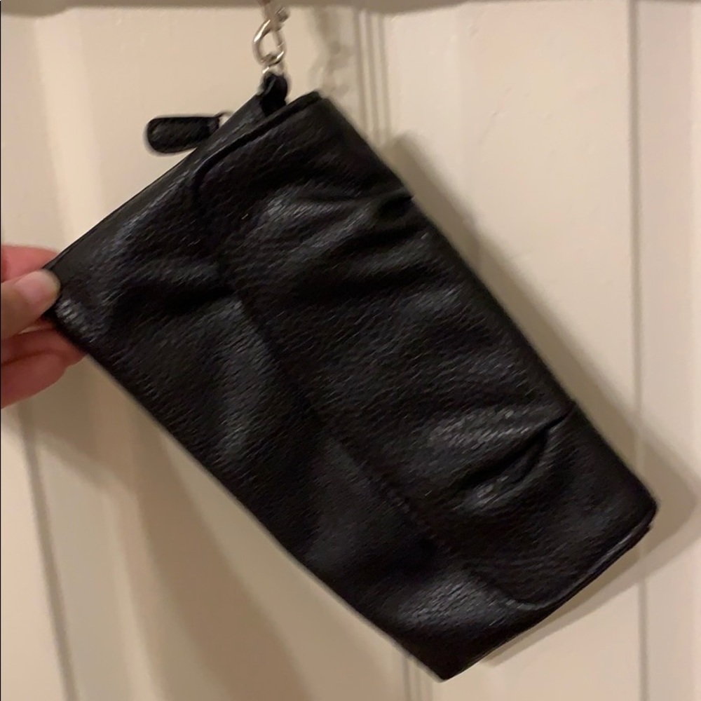 Simple black clutch